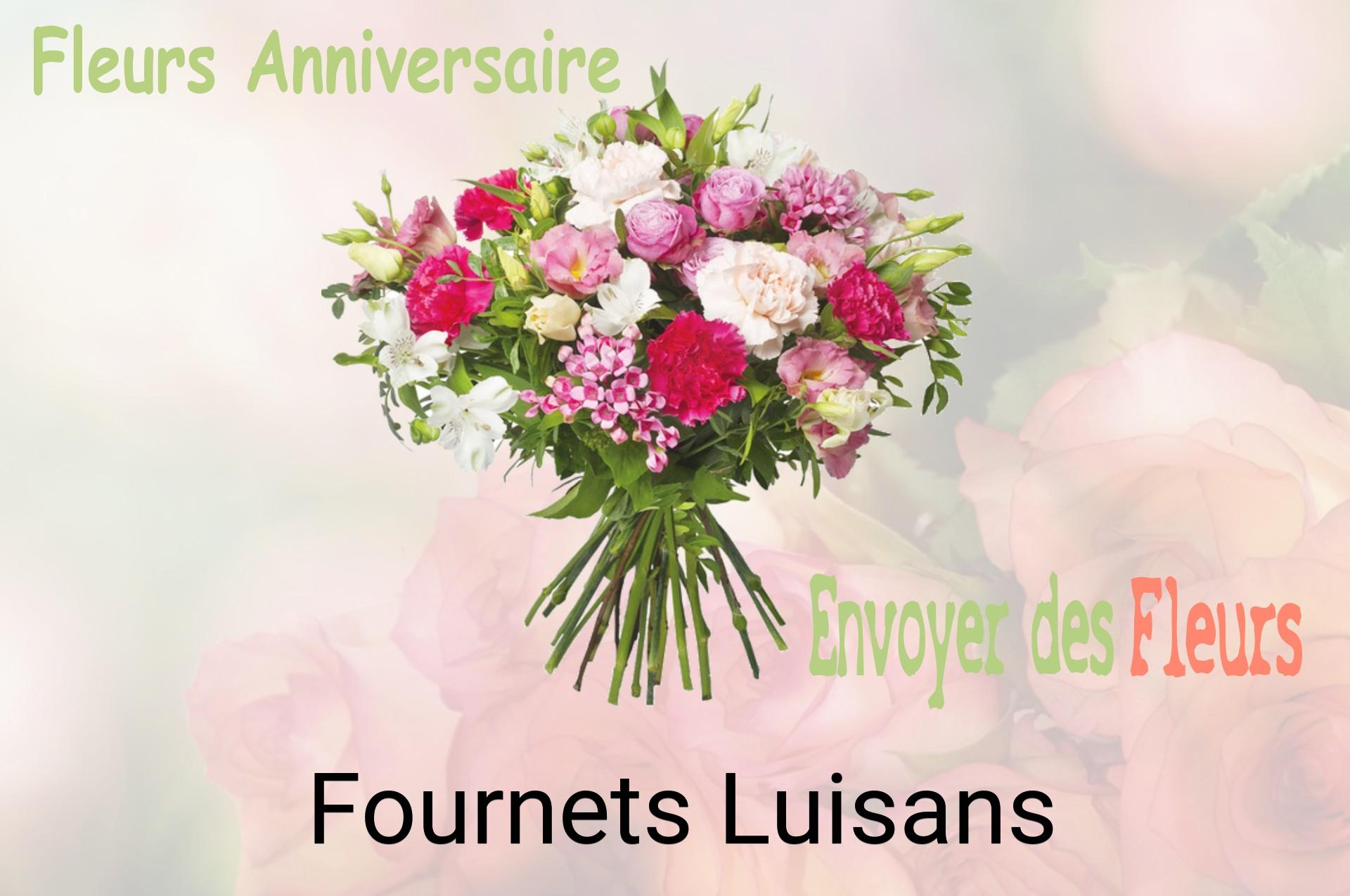 Bouquet de fleurs d’anniversaire livré à Fournets-Luisans
