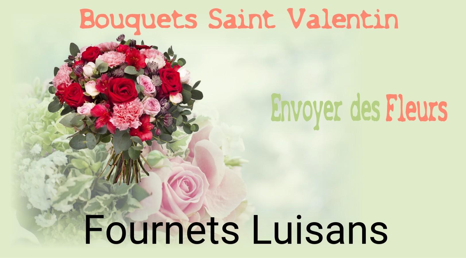 Roses de Saint-Valentin livrées à Fournets-Luisans